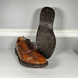 MEPHISTO Abel Sz 13 US Goodyear Welt Leather Lace-Up Bicycle Toe‎ Oxfords Brown